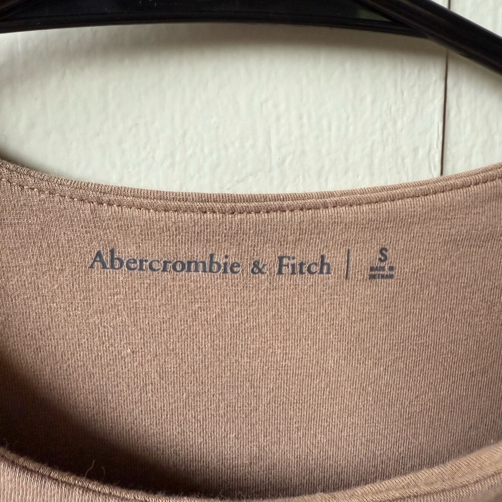 NWT Abercrombie & Fitch Cotton Seamless Fabric Crew Bodysuit - Picture 3 of 6